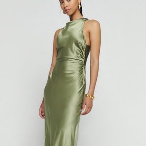 Reformation Cassette Silk Dress Size 6